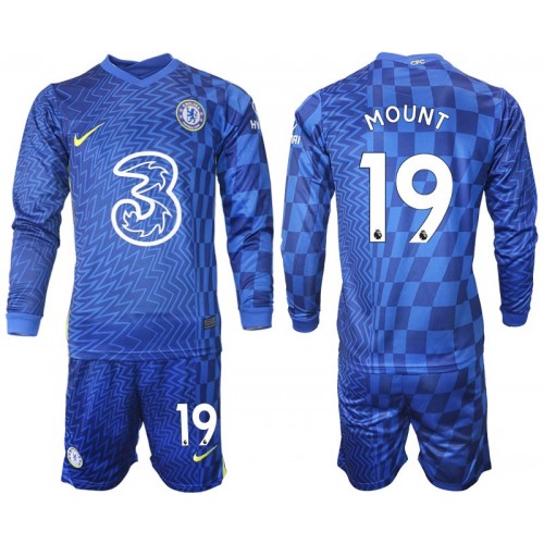Chelsea Mount 19 Dres Dječji Domaći 2021/2022 Dugim Rukavima Chelsea Mount 19 Dres Dječji Domaći 2021/2022 Dugim Rukavima